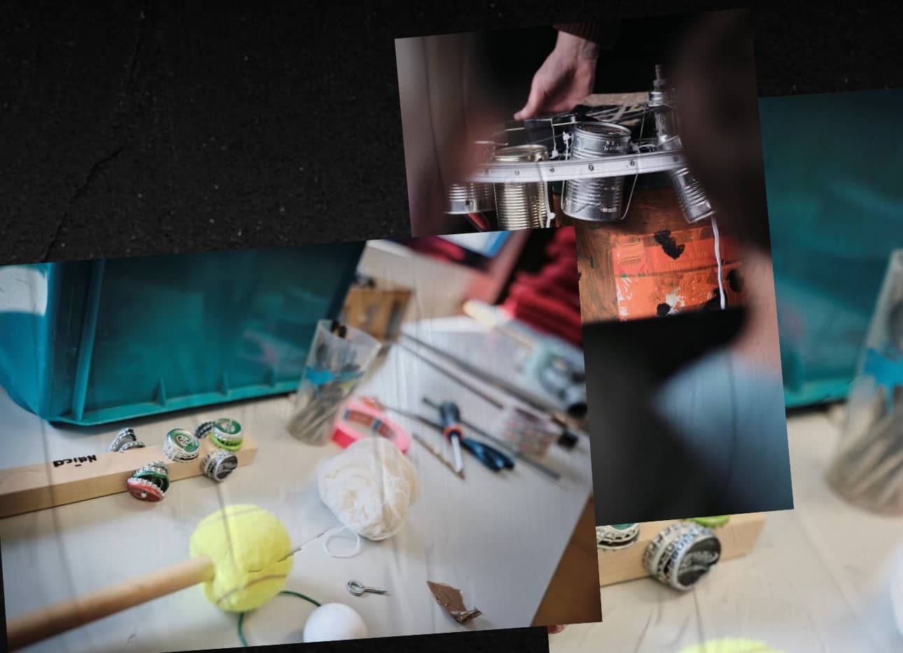 Instrumentelabo, en Les Rotondes, invita a los niños de entre 6 y 8 años a fabricar y tocar sus propios instrumentos