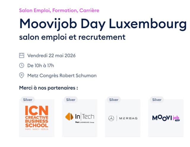 O Moovijob Day Luxembourg faz uma paragem em Metz
