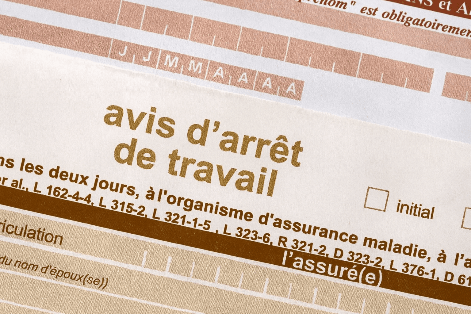 Arrêts de travail et congés maladie