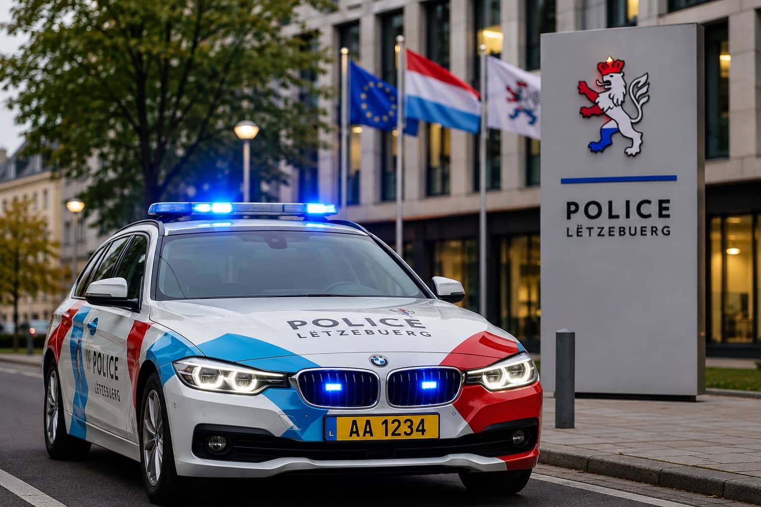 Polícia, segurança e números úteis no Luxemburgo