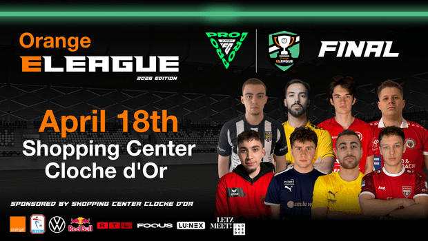 Finale der Orange eLeague in der Cloche d’Or